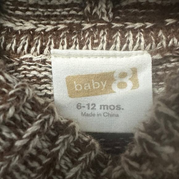 Crazy 8 Baby Sock Monkey Knit Footed Romper Costume | 6-12M | EUC - Picture 3 of 3